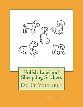 portada Polish Lowland Sheepdog Stickers: Do it Yourself (en Inglés)