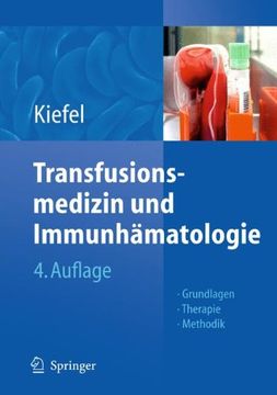 portada Transfusionsmedizin Und Immunhämatologie: Grundlagen - Therapie - Methodik
