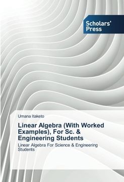 portada Linear Algebra (With Worked Examples), For Sc. & Engineering Students: Linear Algebra For Science & Engineering Students