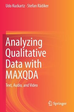 portada Analyzing Qualitative Data With Maxqda: Text, Audio, and Video (en Inglés)