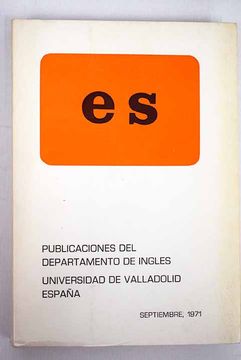 portada Es: publicaciones del Departamento de Inglés, Universidad de Valladolid, Número 1