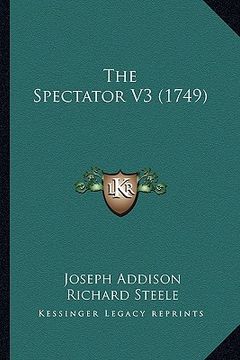 portada the spectator v3 (1749) (in English)