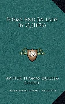 portada poems and ballads by q (1896) (in English)