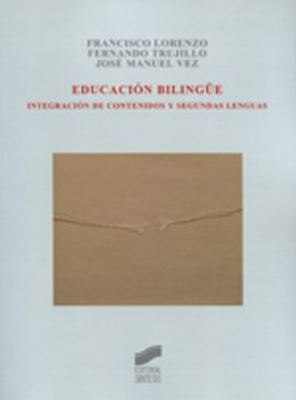 portada educacion bilingue. integracion de contenidos y segundas lenguas
