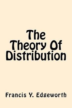 portada The Theory Of Distribution (en Inglés)