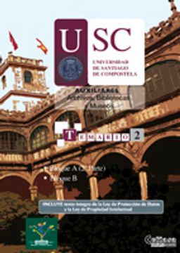portada temario 2 auxiliares de archivos, bibliotecas y museos de la universidad de santiago de compostela