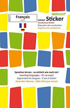 portada Mindmemo Vokabel Sticker - Grundwortschatz Französisch / Deutsch - 280 Vokabel Aufkleber - Zusammenfassung