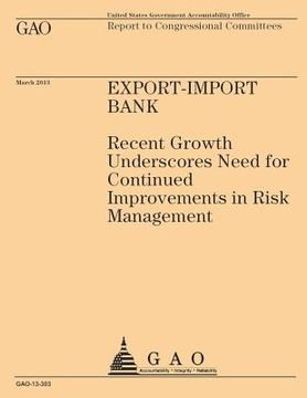 portada Report to Congressional Committees: Export-Import Bank (en Inglés)
