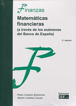 portada Matematicas Financieras (a Través de los Exámenes del Banco de España) (in Spanish)