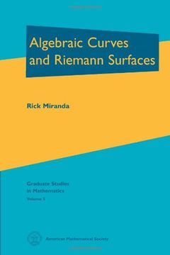 portada Algebraic Curves and Riemann Surfaces (Graduate Studies in Mathematics, vol 5) (en Inglés)