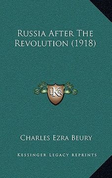 portada russia after the revolution (1918) (en Inglés)