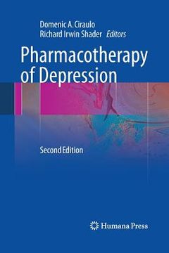 portada Pharmacotherapy of Depression (en Inglés)