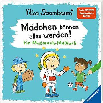 portada Mädchen Können Alles Werden: Ein Mutmach-Malbuch (en Alemán)