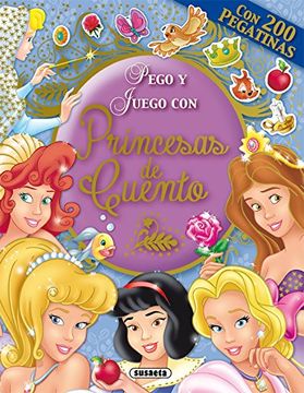 portada Pego y juego con princesas de cuento