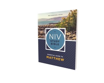 portada NIV Study Bible Essential Guide to Matthew, Paperback, Red Letter, Comfort Print (en Inglés)