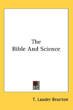 portada the bible and science (in English)