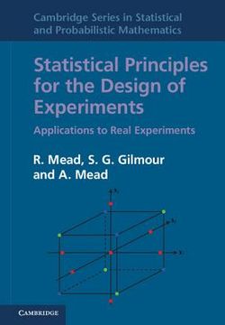 portada statistical principles for the design of experiments: applications to real experiments (en Inglés)