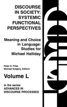 portada discourse in society: systemic functional perspectives (en Inglés)