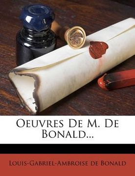 portada Oeuvres De M. De Bonald... (in French)