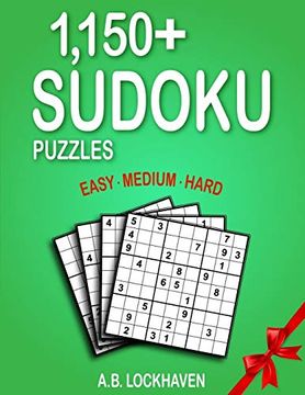 portada 1,150+ Sudoku Puzzles: Easy, Medium, Hard (Coloring and Activity Books) 