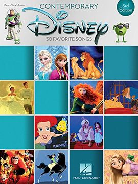portada Contemporary Disney: 50 Favorite Songs (Piano-Vocal-Guitar) (en Inglés)