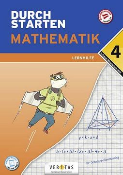portada Durchstarten 4. Klasse - Mathematik Mittelschule/Ahs - Lernhilfe (en Alemán)