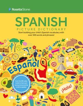 portada Rosetta Stone Spanish Picture Dictionary (Rosetta Stone Picture Dictionaries) (en Inglés)