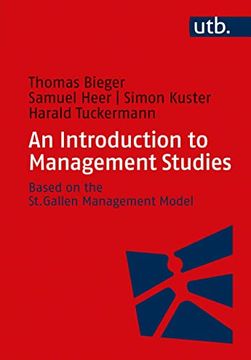 portada An Introduction to Management Studies. Based on the st. Gallen Management Model. (en Inglés)