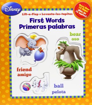 portada Primeras Palabras Bilingüe Disney Levanta las Tapitas-First Words