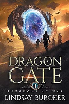 portada Kingdoms at War: An Epic Fantasy Adventure (Dragon Gate) (in English)