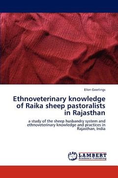 portada ethnoveterinary knowledge of raika sheep pastoralists in rajasthan (en Inglés)