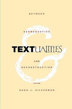portada textualities: between hermeneutics and deconstruction (en Inglés)