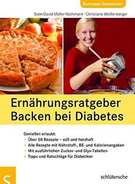 portada Ernährungsratgeber Backen bei Diabetes: Genießen Erlaubt (en Alemán)