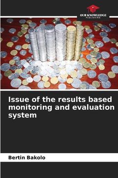 portada Issue of the results based monitoring and evaluation system (en Inglés)