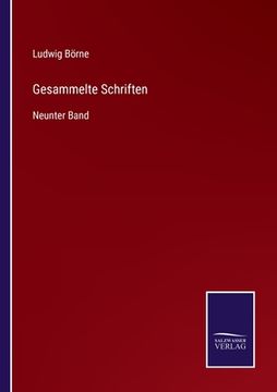 portada Gesammelte Schriften: Neunter Band (en Alemán)