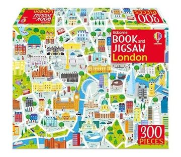 portada Usborne Book and Jigsaw London (en Inglés)