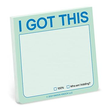 portada 1-Count Knock Knock i got This Sticky Note (Pastel Version, 3 x 3-Inches) (en Inglés)