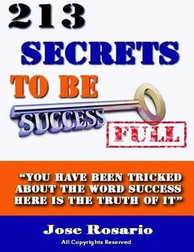 portada 213 secrets to be successful (en Inglés)