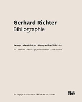 portada Gerhard Richter. Bibliographie (German Edition) (in German)