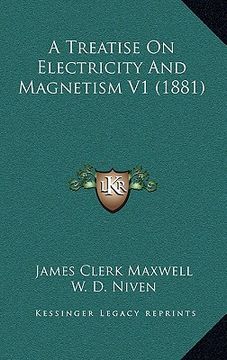 portada a treatise on electricity and magnetism v1 (1881) (en Inglés)