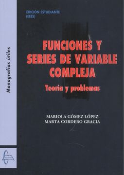 portada Funciones y Series de Variable Compleja Teoria y Problemas