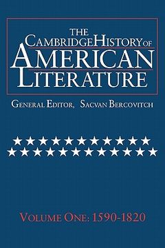 portada The Cambridge History of American Literature: Volume 1, 1590-1820 Paperback: 1590-1820 vol 1 
