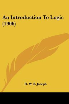 portada an introduction to logic (1906) (en Inglés)