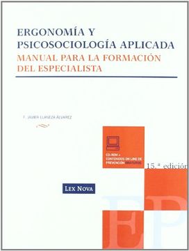 portada Ergonomía y Psicosociología Aplicada: Manual Para la Formación del Especialista