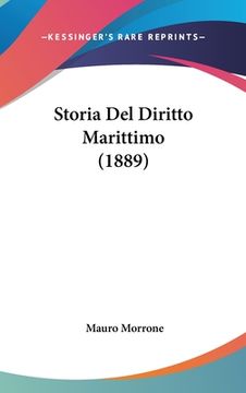 portada Storia Del Diritto Marittimo (1889) (en Italiano)