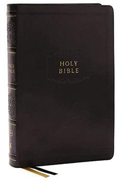 portada Kjv Holy Bible, Center-Column Reference Bible, Leathersoft, Black, 73,000+ Cross References, red Letter, Thumb Indexed, Comfort Print: King James Version (en Inglés)