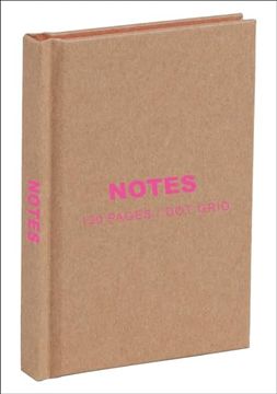 portada Kraft and Pink Mini Notebook: Dot Grid Paper