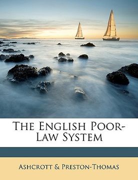 portada the english poor-law system (en Inglés)