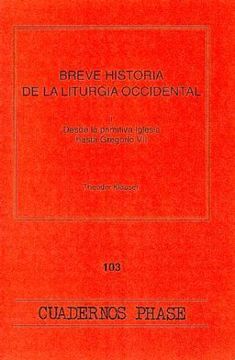 portada breve historia de la liturgia occidental i (in Spanish)