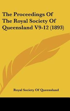 portada the proceedings of the royal society of queensland v9-12 (1893) (in English)